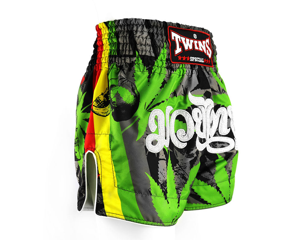 Twins "TBS-GRASS" タイボクシングショーツ - TBS-GRASS
