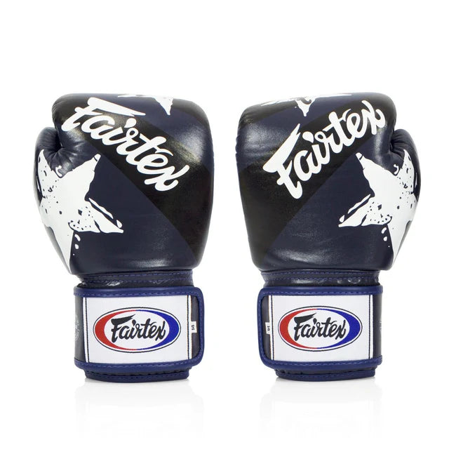Fairtex Boxing Gloves BGV1 "Tight Fit" NATION PRINTS