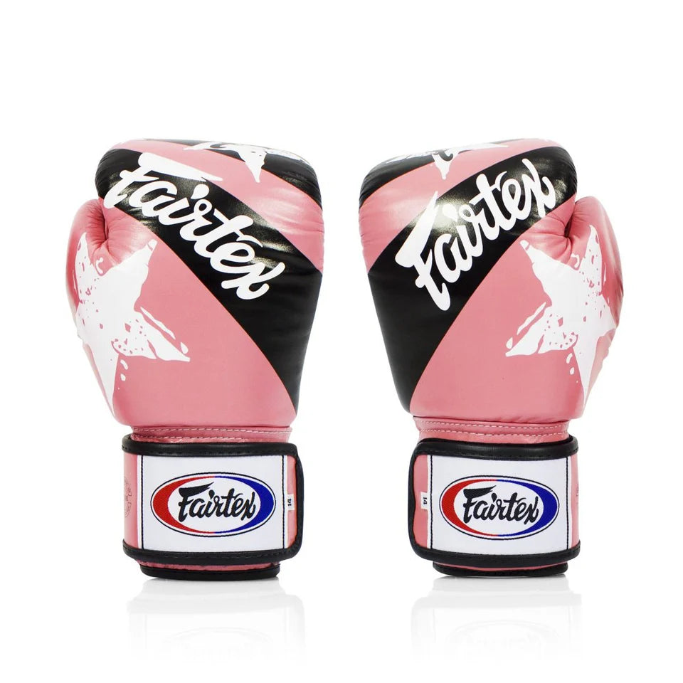 Fairtex Boxing Gloves BGV1 "Tight Fit" NATION PRINTS
