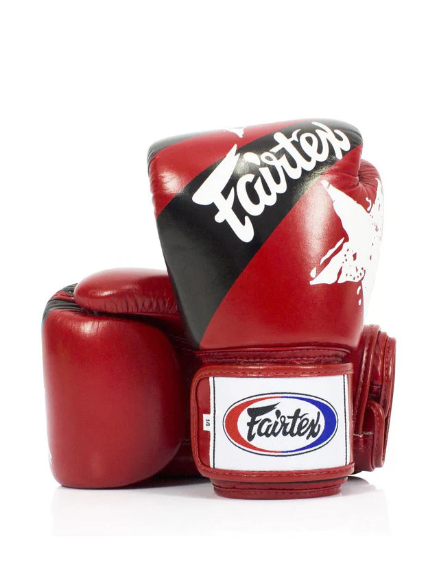 Fairtex Boxing Gloves BGV1 "Tight Fit" NATION PRINTS
