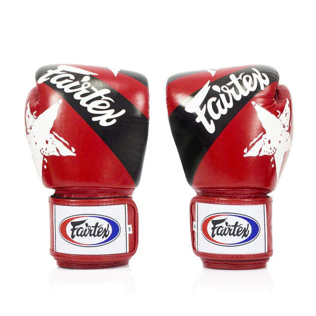 Fairtex Boxing Gloves BGV1 "Tight Fit" NATION PRINTS