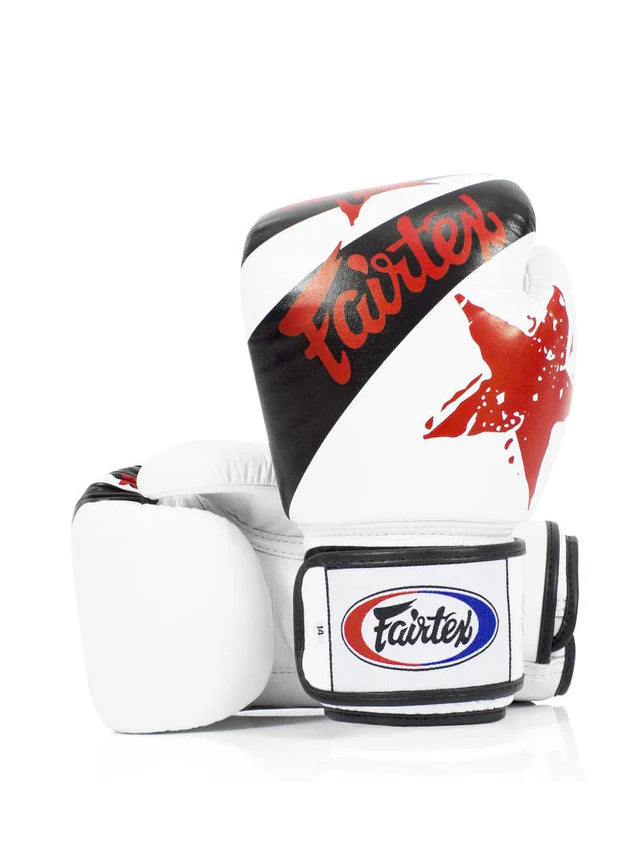 Fairtex Boxing Gloves BGV1 "Tight Fit" NATION PRINTS