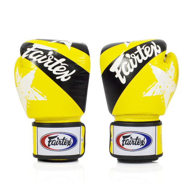 Fairtex Boxing Gloves BGV1 "Tight Fit" NATION PRINTS