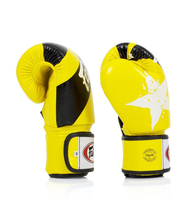 Fairtex Boxing Gloves BGV1 "Tight Fit" NATION PRINTS