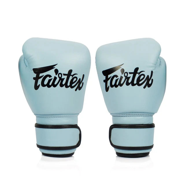 Fairtex Genuine Leather Boxing Gloves BGV20 Pastel Blue