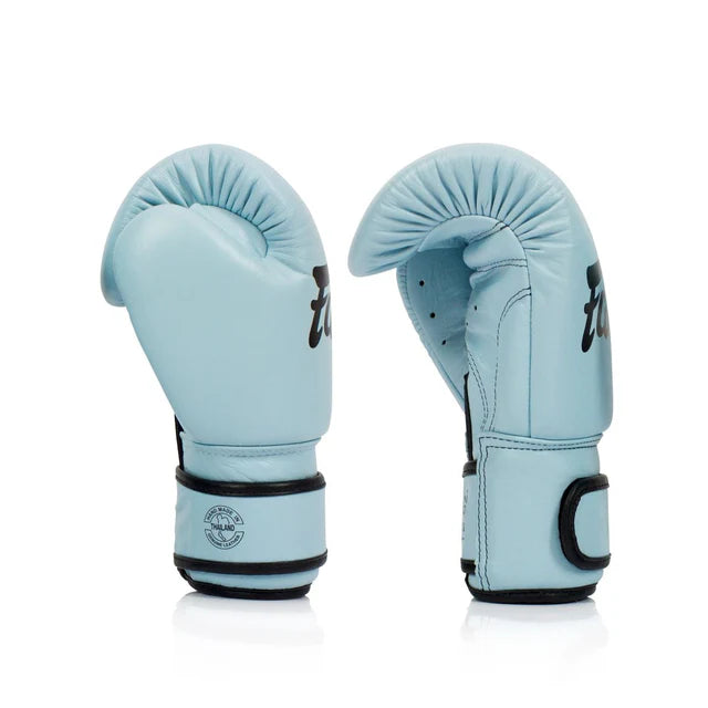 Fairtex Genuine Leather Boxing Gloves BGV20 Pastel Blue