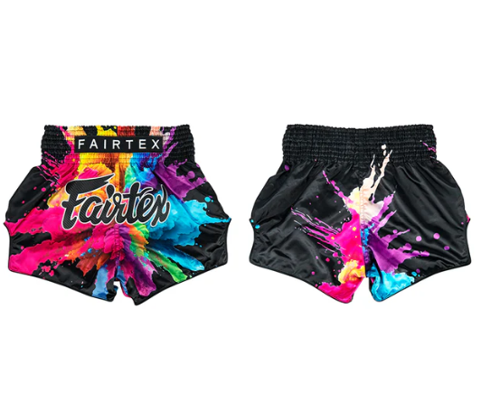 FAIRTEX フェアテックス ムエタイショーツ MUAY THAI SHORTS - BS1940 BLACK FUNKY SOUL
