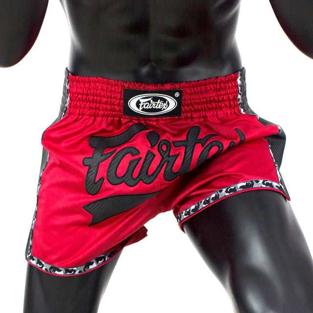 Fairtex Muay Thai Shorts - BS1703 Red/Black
