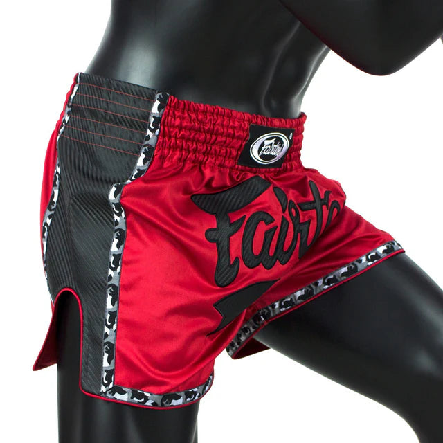 Fairtex Muay Thai Shorts - BS1703 Red/Black