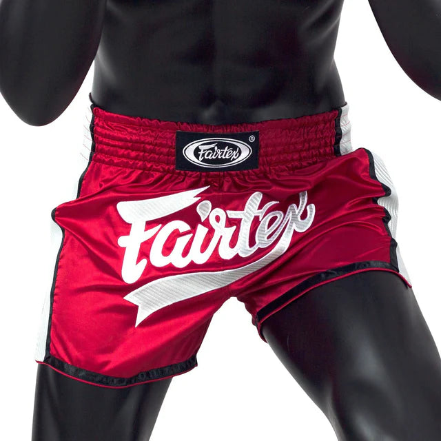 Fairtex ムエタイショーツ - BS1704 赤/ホワイト