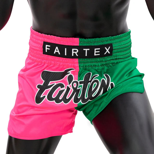 Fairtex Muay Thai Shorts - BS1911 Pink/Green