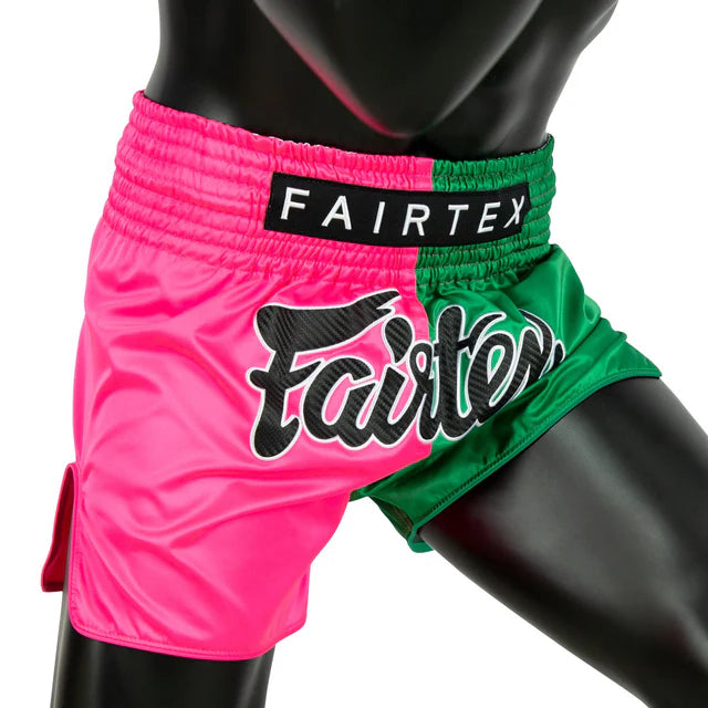 Fairtex Muay Thai Shorts - BS1911 Pink/Green