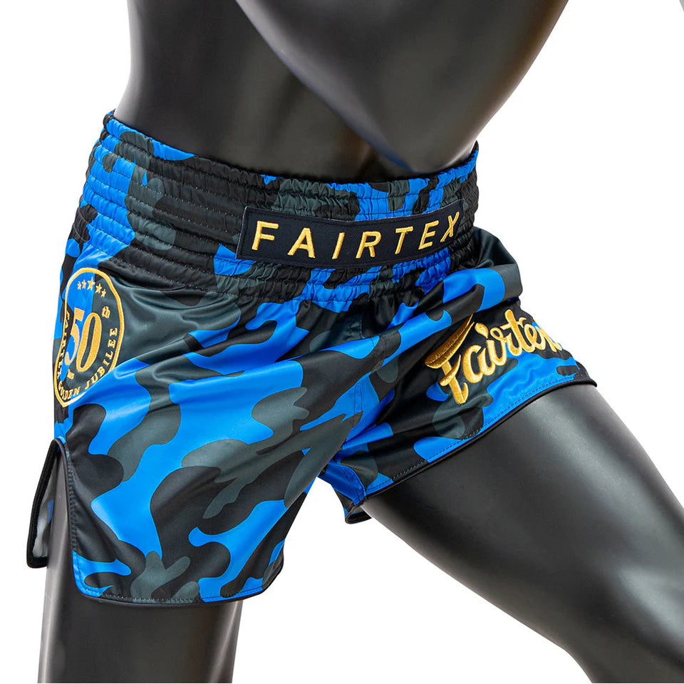 Fairtex Muay Thai Shorts - BS1917 Golden Jubilee "Solid"