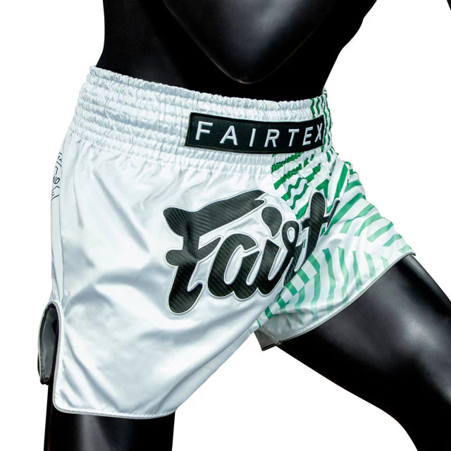 Fairtex Muay Thai Shorts - BS1923 Racer White