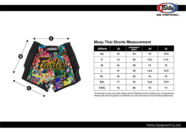 Fairtex Muay Thai Shorts - URFACE x Fairtex