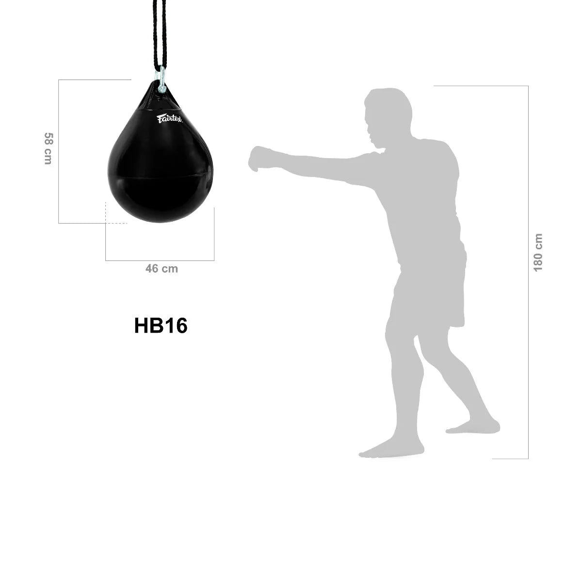 Fairtex HB16 Water Heavy Bag - Unfilled