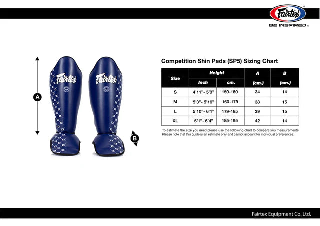Fairtex 試合用シンガード SP5
