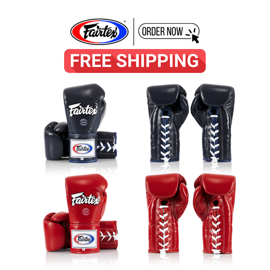 Fairtex BGL6 Pro Competition Gloves - Locked Thumb (Leather)