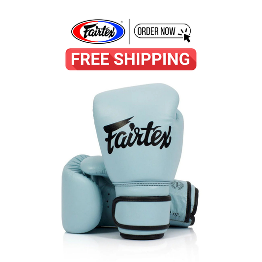 Fairtex 本革ボクシンググローブ BGV20 Pastel Blue