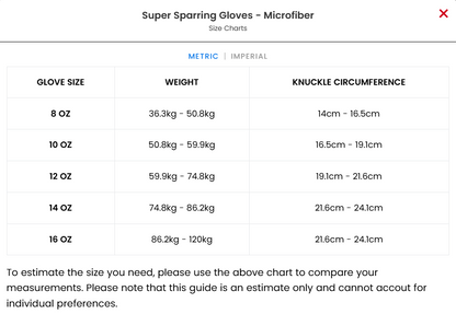 Fairtex BGV18 Super Sparring Gloves - Microfiber