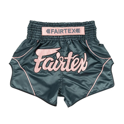 Fairtex Athletic Muay Thai Shorts - Arokaya Special - Aqua Bloom