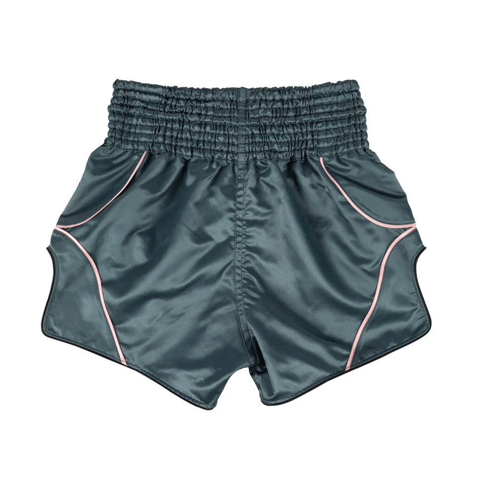 Fairtex Athletic Muay Thai Shorts - Arokaya Special - Aqua Bloom