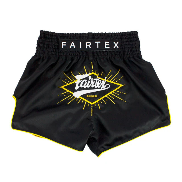 Fairtex BS1903: Focus・ムエタイ・ショーツ (スリムフィット・8本ゴム