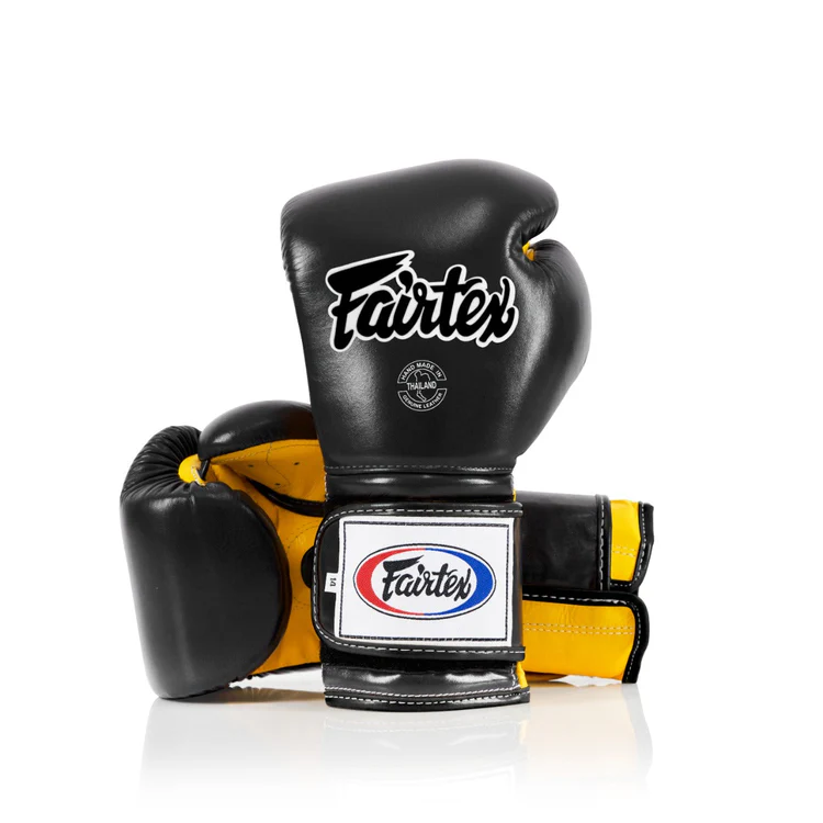 Fairtex BGV9 Heavy Hitter's Mexican Style Muay Thai Boxing Gloves - Premium Leather