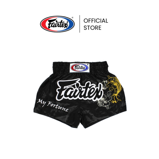Fairtex BS0639 "My Fortune" Muay Thai Kickboxing Shorts - Polyester Satin